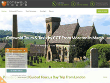 Tablet Screenshot of cotswoldtours.com